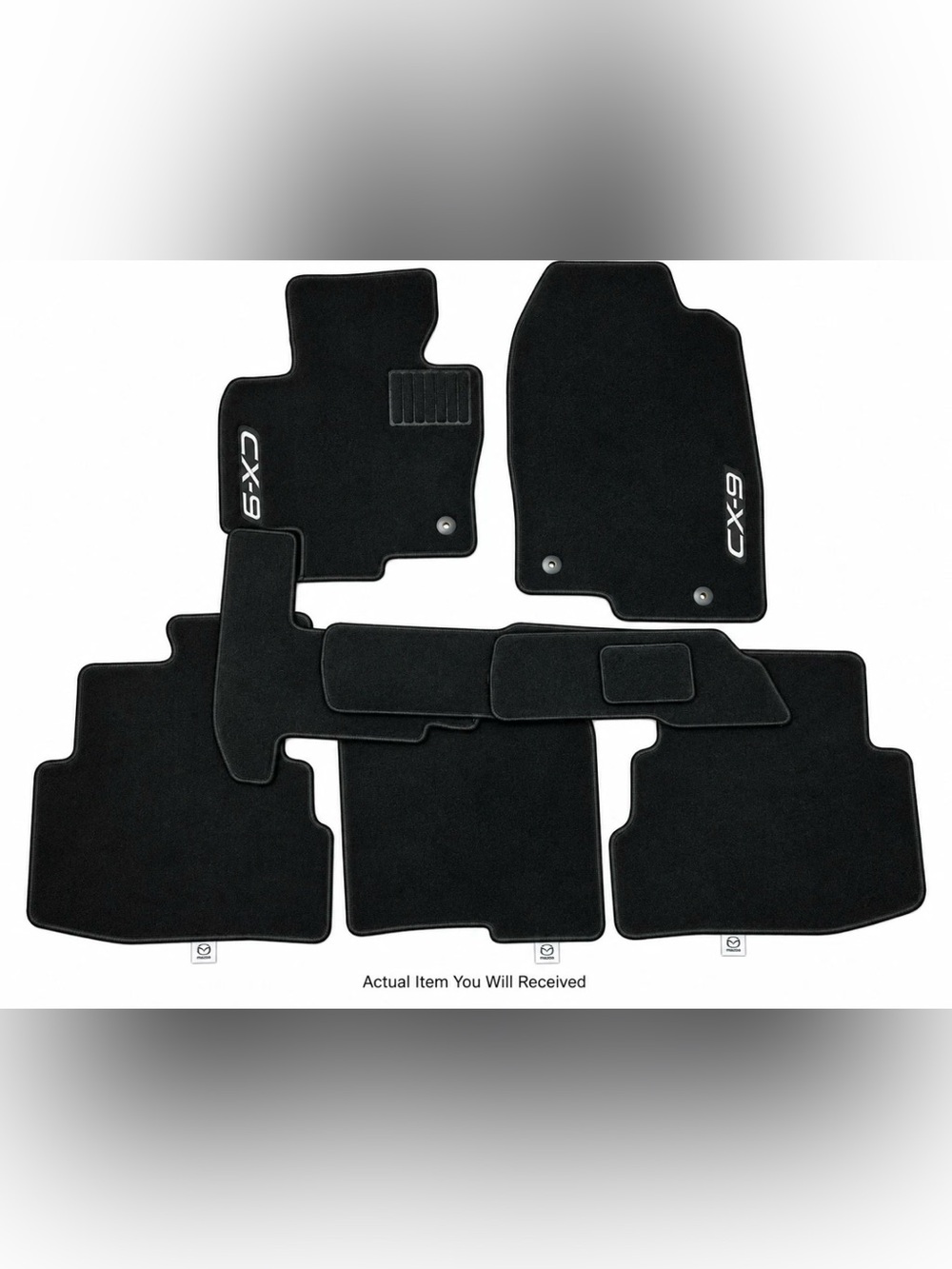NEW OEM Mazda CX-9 Carpet Floor Mats Black Complete Set TM5268G40 Genuine